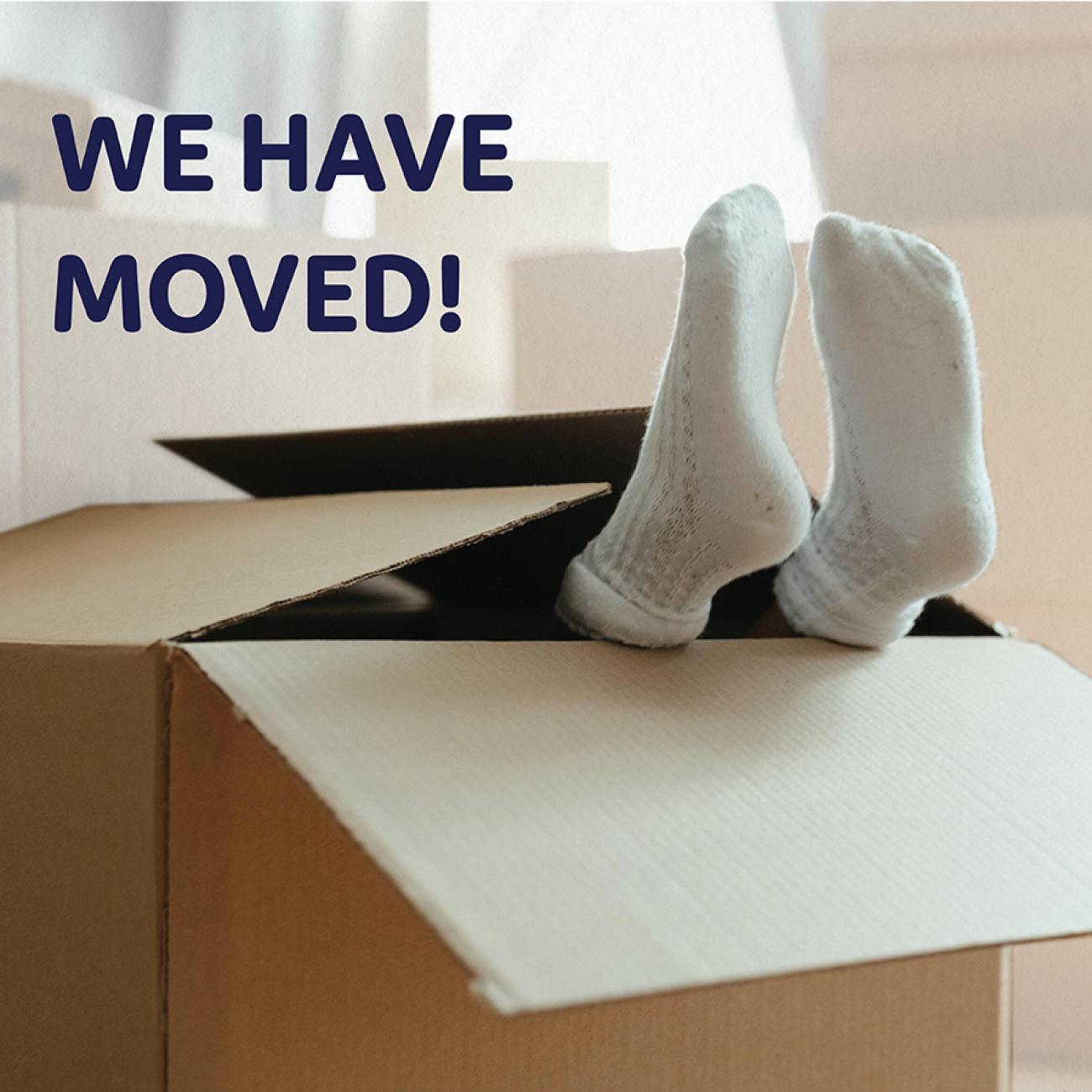 we have moved